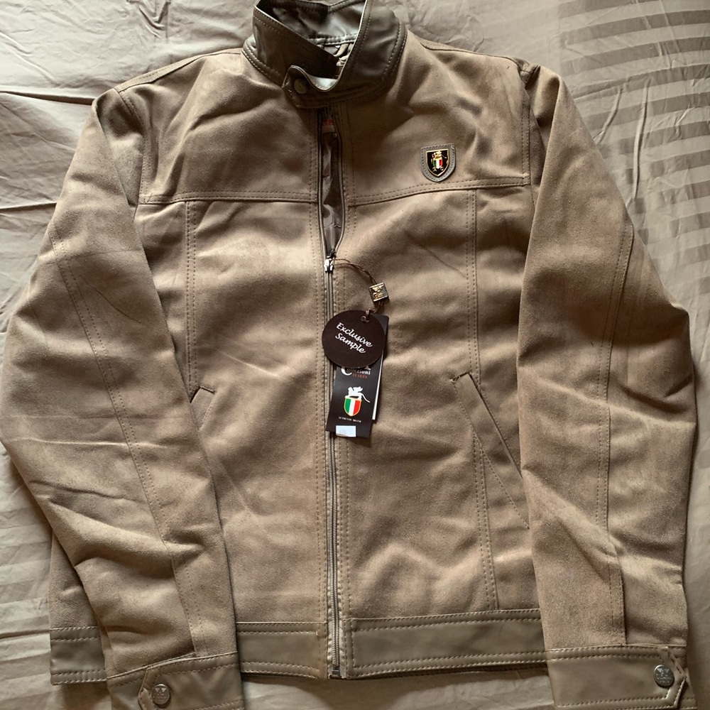 Italian A Collenioni jacket vegan leather